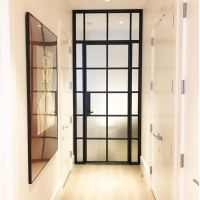 Swiss carbon steel and thermal break galvanized steel interior steel door