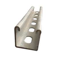 perforated C channel steel profile solar bracket